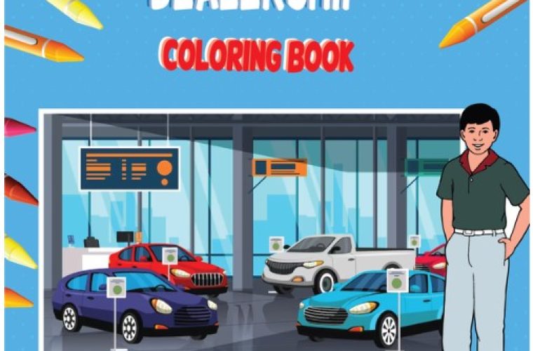My Day At The Dealership - Coloring Book