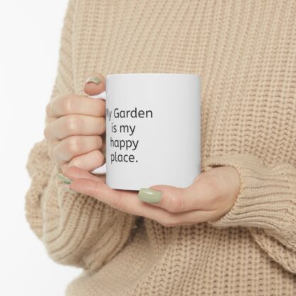 My Garden Is My Happy Place Ceramic Mug, 11oz - Image 12