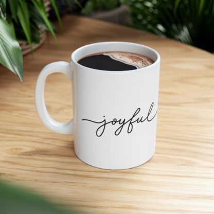 Joyful Ceramic Mug, 11oz