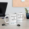 I'd Rather Be Fishing Ceramic Mug, 11oz