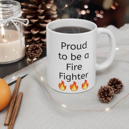 Proud To Be A Fire Fighter Ceramic Mug, 11oz - Image 6