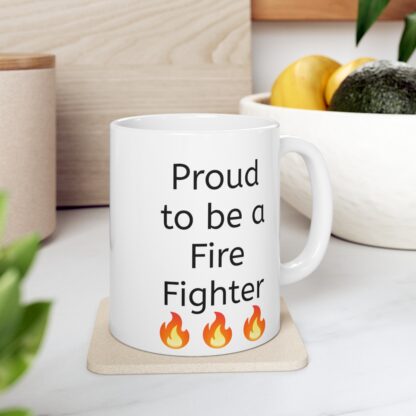 Proud To Be A Fire Fighter Ceramic Mug, 11oz - Image 8