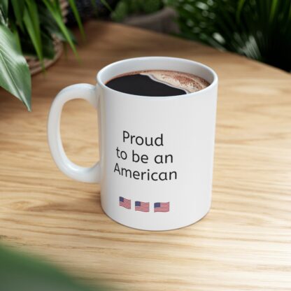 Proud To Be An American Ceramic Mug, 11oz - Image 9