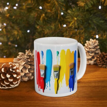 Painter Ceramic Mug, 11oz - Image 10