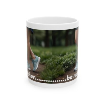 I'd Rather Be Running Ceramic Mug, 11oz - Image 2