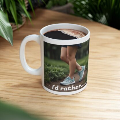 I'd Rather Be Running Ceramic Mug, 11oz - Image 9