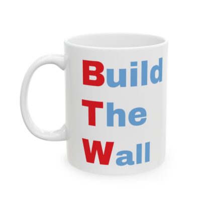 Build The Wall Ceramic Mug, 11oz - Image 4