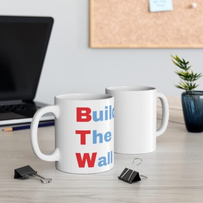 Build The Wall Ceramic Mug, 11oz - Image 7