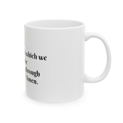 Bless Us Oh Lord Prayer Ceramic Mug, 11oz - Image 5