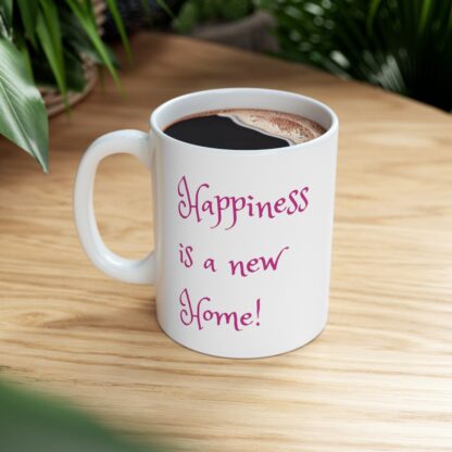 Happiness Is A New Home Ceramic Mug, 11oz