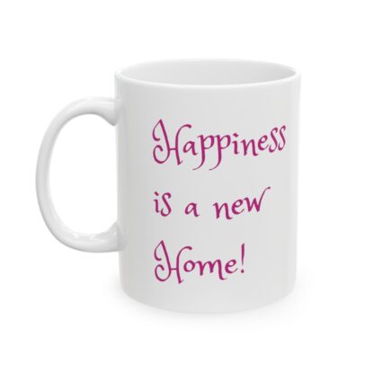 Happiness Is A New Home Ceramic Mug, 11oz - Image 4