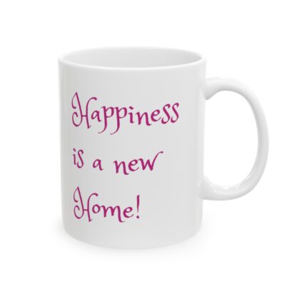 Happiness Is A New Home Ceramic Mug, 11oz - Image 5