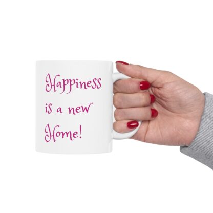 Happiness Is A New Home Ceramic Mug, 11oz - Image 13