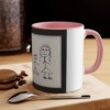 Accent Mugs - 3 Colors - Black, Pink, and Red