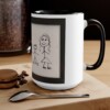 Accent Mugs - 3 Colors - Black, Pink, and Red