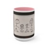 Accent Mugs - 3 Colors - Black, Pink, and Red