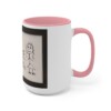 Accent Mugs - 3 Colors - Black, Pink, and Red