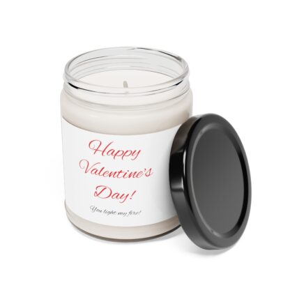 Happy Valentine's Day!  You Light My Fire Scented Soy Candle, 9oz - Image 12