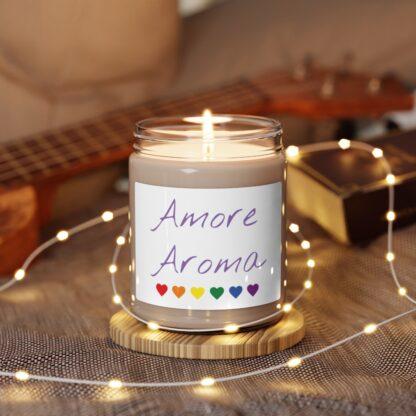 Amore Aroma Scented Soy Candle, 9oz