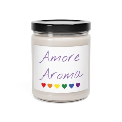 Amore Aroma Scented Soy Candle, 9oz - Image 2