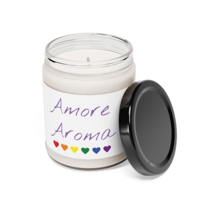 Amore Aroma Scented Soy Candle, 9oz - Image 3