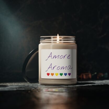 Amore Aroma Scented Soy Candle, 9oz - Image 5