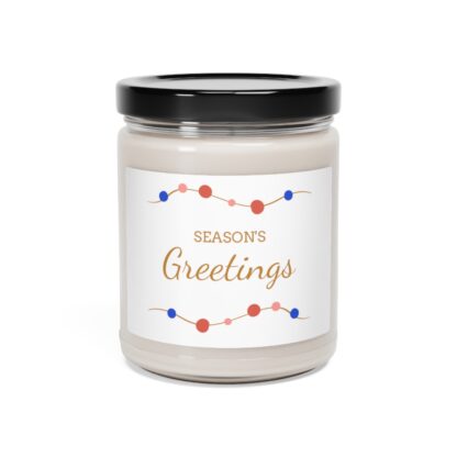 Season's Greetings Scented Soy Candle, 9oz - Image 2