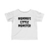 Momma's Little Monster Blue Infant Fine Jersey Tee