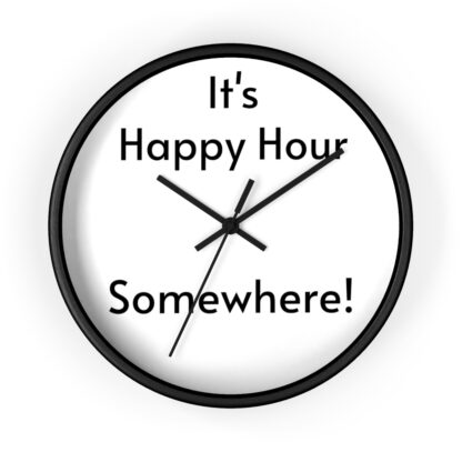 It's Happy Hour Somewhere Wall Clock - Image 2