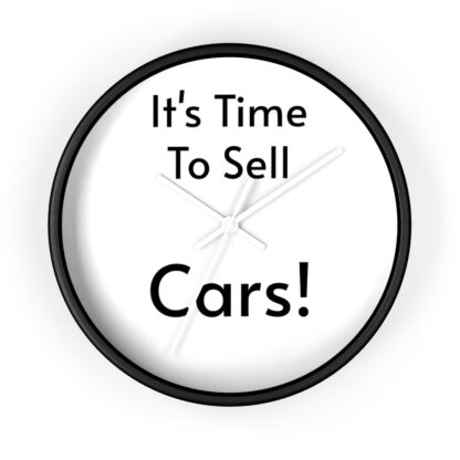 It's Time To Sell Cars Wall Clock - Image 4