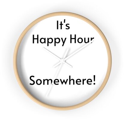 It's Happy Hour Somewhere Wall Clock - Image 10