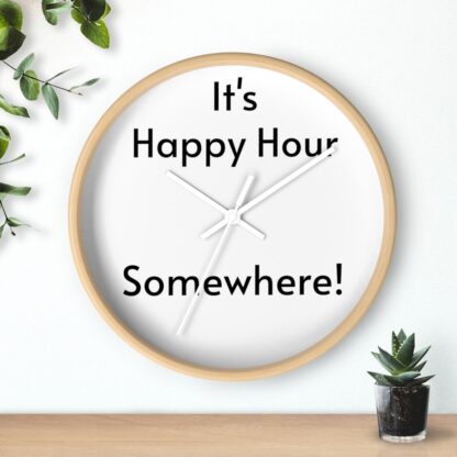 It's Happy Hour Somewhere Wall Clock - Image 12