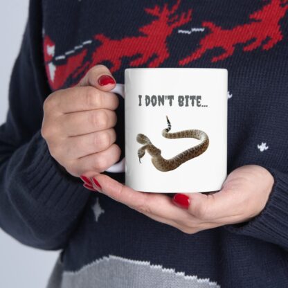 I Don't Bite Ceramic Mug, 11oz - Image 12