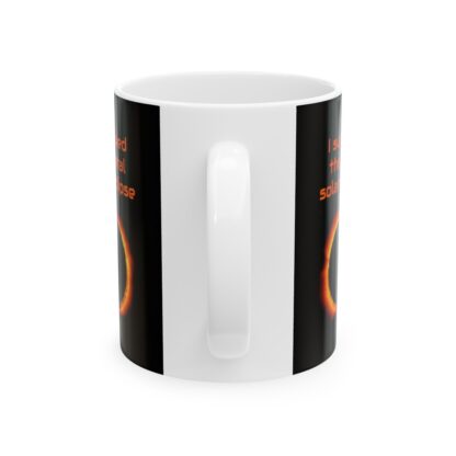 I Survived The Total Solar Eclipse Ceramic Mug, 11oz - Image 3