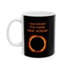 I Survived The Total Solar Eclipse Ceramic Mug, 11oz