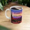 I Love Arizona Ceramic Mug, 11oz