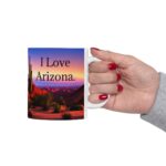 I Love Arizona Ceramic Mug, 11oz