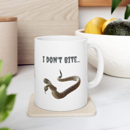 I Don't Bite Ceramic Mug, 11oz - Image 8