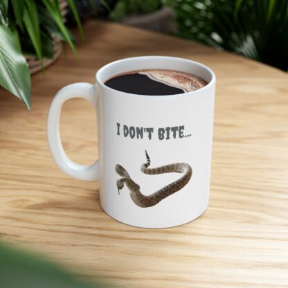 I Don't Bite Ceramic Mug, 11oz - Image 9