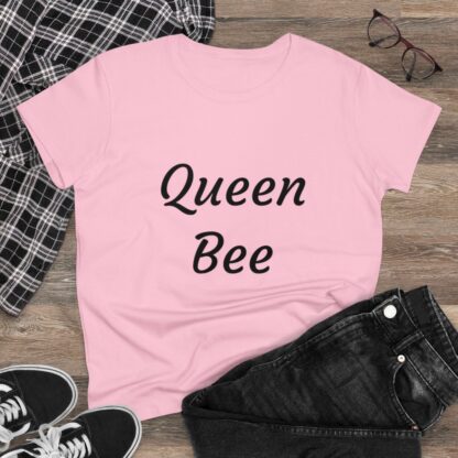 Queen Bee Women's Midweight Cotton Tee - Image 5