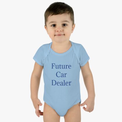 Future Car Dealer Infant Baby Rib Bodysuit - Image 3