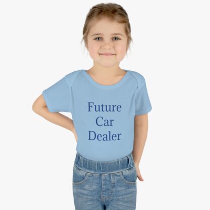 Future Car Dealer Infant Baby Rib Bodysuit - Image 4