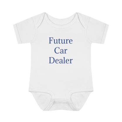 Future Car Dealer Infant Baby Rib Bodysuit - Image 5