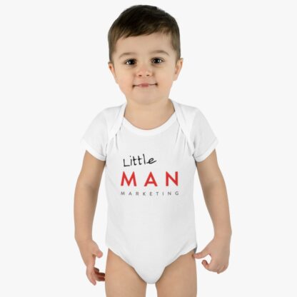 Little MAN Marketing Infant Baby Rib Bodysuit