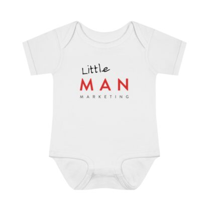 Little MAN Marketing Infant Baby Rib Bodysuit - Image 2