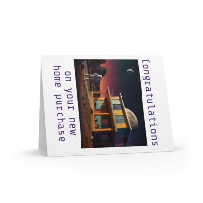 Real Estate Agents - New Home Out Of This World Greeting cards (8, 16, and 24 pcs) - Image 4