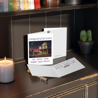 Real Estate Agents - New Home Out Of This World Greeting cards (8, 16, and 24 pcs) - Image 8