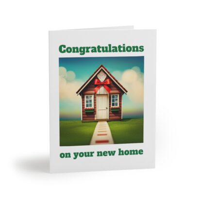 Congratulations On Your New Home Greeting cards (8, 16, and 24 pcs)