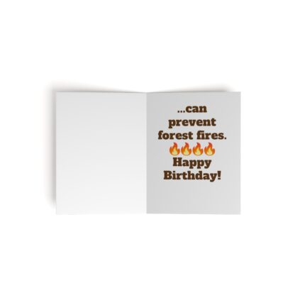 Only You Can Prevent Forest Fires Birthday Greeting cards (8, 16, and 24 pcs) - Image 7