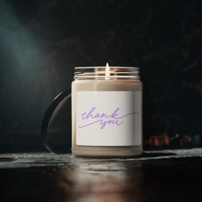 Thank You Scented Soy Candle, 9oz - Image 5